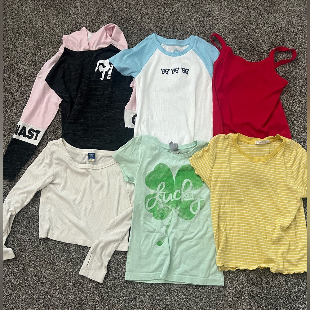 Girls shirts size 7